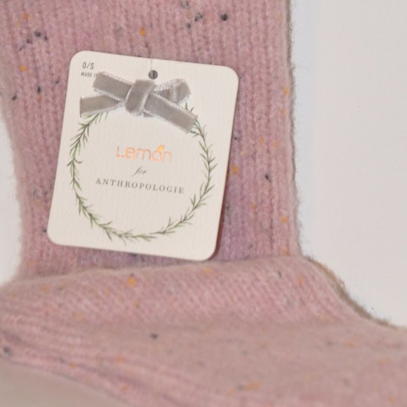 Anthropologie Accessories - LEMON ANTHROPOLOGIE COZY CONFETTI CREW SOCKS LILAC